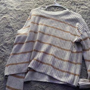 striped knitted sweater from american eagle